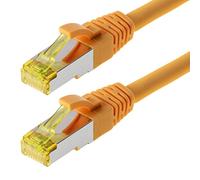 Helos Patchkabel S/FTP (PIMF) CAT 6a, Cable de conexión, 1 m, Amarillo