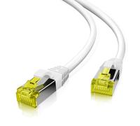Helos patchkabel s/ftp (pimf) cat 6a, cable de conexión, 10 m, blanco