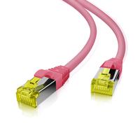 Helos patchkabel s/ftp (pimf) cat 6a, cable de conexión, 15 m, morado