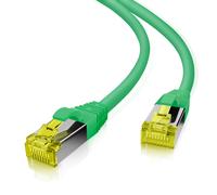 Helos patchkabel s/ftp (pimf) cat 6a, cable de conexión, 30 m, verde