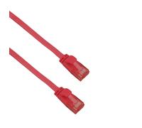 Helos Ultra Slim Patch Cable U/UTP Cat 6 Red 10.0 m