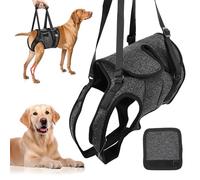 Help Em Up - Arnés ajustable de elevación para perros y soporte para patas traseras, mascotas mayores y en recuperación (XL, gris oscuro)