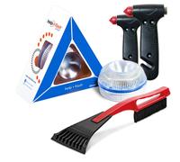 Help Flash Smart Luz de Emergencia Inteligente V16 Homologada DGT + 2 Martillos + Rascador Hielo