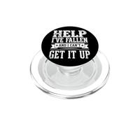 Help I've Fallen and I Can't Get It Up Envejecimiento PopSockets PopGrip para MagSafe