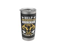 Help Preserved Wildlife Use Freezer Bags Hunting Hunter Life Vaso térmico de acero inoxidable de doble pared