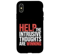 Help The Intrusive Thoughts Are Winning Cavilaciones |- Carcasa para iPhone X/XS