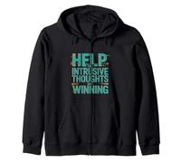 Help The Intrusive Thoughts Are Winning Cavilaciones ---- Sudadera con Capucha