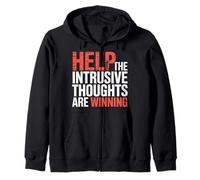 Help The Intrusive Thoughts Are Winning Cavilaciones |- Sudadera con Capucha