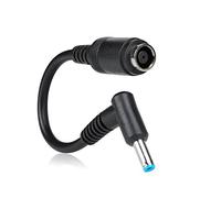 helpers lab Adaptador de Fuente de alimentación 7,4 x 5,0 mm a 4,5 x 3,0 mm, Convertidor de Conector de Punta para HP Stream Spectre Pavilion Envy EliteBook Split Chromebook EliteBook Folio