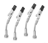 Helping Hands 24 piezas con brazos flexibles magnéticos y abrazaderas de acero inoxidable para asistencia de soldadura en electrónica y manualidades artísticas (4 piezas)