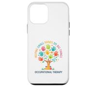 Helping Small Hands Do Big Things Occupational Therapy Hand Carcasa para iPhone 12 Mini
