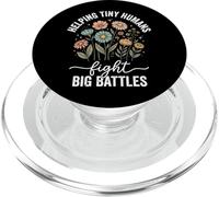 Helping Tiny Humans Fight Big Battles Cuidadora Infantil PopSockets PopGrip para MagSafe