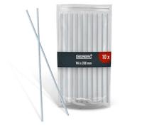 HELPMATE - Barra roscada M6 x 330 mm de acero galvanizado - 10 uds.