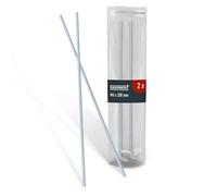 HELPMATE - Barra roscada M6 x 330 mm de acero galvanizado - 2 uds.