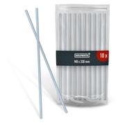 HELPMATE - Barra roscada M8x330 mm de acero galvanizado - 10 uds.