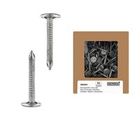 HELPMATE - Clavos de fieltro para techado de 2,8 x 30 mm, galvanizados mecánicamente, 400 g, pasadores de fieltro tipo B - Clavos DIN 1160 B - Clavos para techos ideales para tejados, lonas de