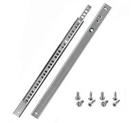 HELPMATE guía de cajón tipo ranura 17 mm longitud 310 mm 1 par set de 2 guías de bolas extracción parcial sistema de guías