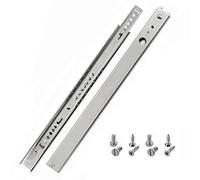 HELPMATE guía de cajón tipo ranura 27 mm longitud 246 mm 1 par set de 2 guías de bolas extracción parcial sistema de guías