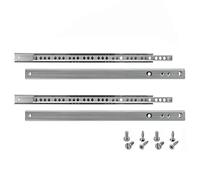 HELPMATE guía de cajón tipo ranura 27 mm longitud 310 mm 2 pares set de 4 guías de bolas extracción parcial sistema de guías