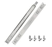 HELPMATE - Guías cajón extensión total 500mm - 1 par - capacidad carga 35kg | Guías de cajón con rodamiento de bolas y extensión total - Extensión total - Incluye material de fijación