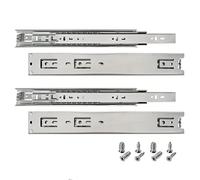 HELPMATE guías de cajón extracción total 300 mm 2 pares set de 4 guías de bolas 35 kg capacidad de carga guía de extracción sistema de guías