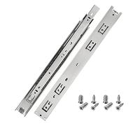 HELPMATE guías de cajón extracción total 400 mm 1 par set de 2 guías de bolas 35 kg capacidad de carga guía de extracción sistema de guías