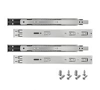 HELPMATE guías de cajón softclose extracción total 400 mm 2 pares set de 4 guías de bolas guía de extracción sistema de guías