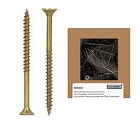HELPMATE - Tornillos para madera - cabeza avellanada 5,0 x 70 mm - 90 uds.