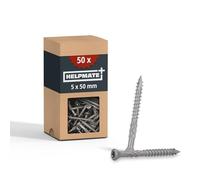 HELPMATE - Tornillos para tarimas 5x50mm - acero inoxidable A2 - 50 uds.