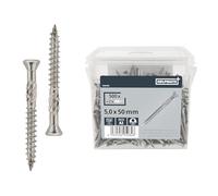 HELPMATE - Tornillos para tarimas 5x50mm - acero inoxidable A2 - 500 uds.