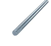 HELPMATE - Varilla roscada M8 x 330 mm de acero galvanizado - Set de 10 piezas de barras con rosca métrica completa - Perno pasador roscado con clase de resistencia 4.8, DIN 976