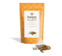 HELPS INFUSIONES - Infusión Ayurvédica Frutal Con Albahaca, Naranja, Piña, Manzana Y Zanahoria. Energizante. Bolsa de 15 Pirámides.