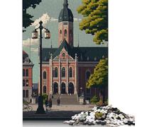 Helsingborg Pixel Art Rompecabezas Imposible, desafío for Adults Juego Educativo 1000 piezas Obra De Arte De Juego De Para Adultos, Regalos de 14 Años 1000 unidades (75 x 50 cm)