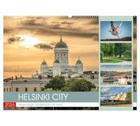 HELSINKI CITY (Wandkalender 2026 DIN A2 quer), CALVENDO Monatskalender: Helsinki, die finnische Metropole.