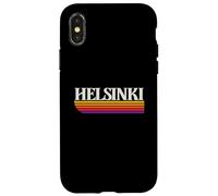 Helsinki Finlandia Retro Graphic - Helsinki Suomi Carcasa para iPhone X/XS