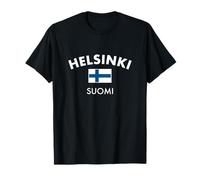 Helsinki Suomi Finland Finlandia Bandera Finlandés Camiseta
