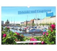 Helsinki und Umgebung - Eine Reise in den Süden Finnlands (Wandkalender 2026 DIN A3 quer), CALVENDO Monatskalender: Die lebendige Hauptstadt Finnlands ... maritimen Natur in der Stadt und im Umland.