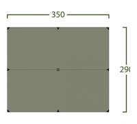 Helsport Bitihorn Pro Tarp 3,5x2,9m, verde Onesize Green