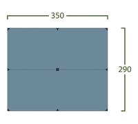 Helsport Bitihorn Superlight Tarp 3,5x2,9m, azul Onesize Blue