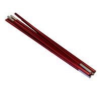 Helsport Pole 554cm 44cm segment, dia 11mm, varilla de tienda de campaña Onesize Red