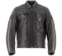 Helstons Ace 10Ans Chaqueta de cuero de motocicleta, Marrón oscuro, Talla M