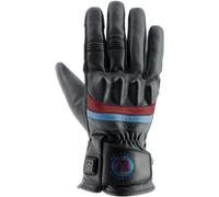 Helstons Bora Guantes de moto calefactables, negro-rojo-azul, tamaño M L para Hombres