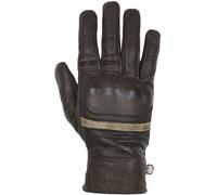 Helstons Bora Guantes de moto de invierno, blanco-marrón, tamaño M L para Hombres