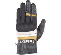 Helstons Bull Air Guantes de moto de verano, negro-amarillo, tamaño 2XL para Hombres