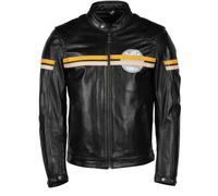 Helstons Chevy Buffalo Chaqueta de cuero para motocicleta, negro, tamaño 3XL para Hombres