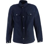 Helstons Detroit Camisa de moto, azul oscuro, Talla XL
