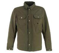 Helstons Detroit Camisa de moto, verde-marrón, tamaño 3XL para Hombres