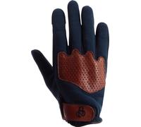 Helstons Duna Guantes de moto para mujer, azul-marrón, tamaño S M