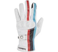 Helstons Eagle Air Guantes de moto, blanco-rojo, tamaño 3XL para Hombres