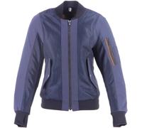 Helstons Elisa Chaqueta textil de motocicleta para damas, Azul, Talla XL